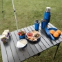 Сгъваема маса за къмпинг 95x55 см, снимка 4