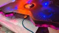 Охладителна подложка Klim Wind RGB за лаптопи до 17.3 инча черна rgb осветление с кутия като нова, снимка 14