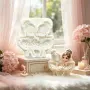 Балерина Балерини момичета с рокля силиконов молд форма фондан шоколад гипс декор, снимка 3