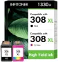 Нови HP 308XL съвместими мастила черно и цветно за Envy DeskJet принтер тонер мастило печат, снимка 1