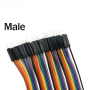 Джъмперен кабел 40PIN 20CM мъжки към мъжки, снимка 2