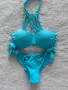 Дамски бански Hello Bikini – тюркоазен, размер XL / 46, снимка 1