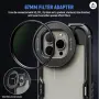 Кейдж NEEWER 15 Pro Cage [2nd Gen] за iPhone 15 pro, quick release, 67mm filter adapter, 17mm lens, снимка 3