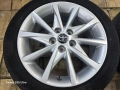 Лети джанти 17ки 5х114.3 Toyota + летни гуми 215/50/17 Toyo, снимка 4