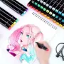 Комплект за рисуване от 150 части + Комплект за оцветяване и рисуване Aqua + Комплект от маркери с а, снимка 8