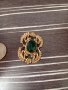 Стара позлатена брошка , снимка 2