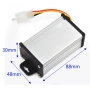 DC-DC Step Down конвертор 36V 48V 60V 72V към 12V 10A – за тротинетки, соларни панели, LED 10240, снимка 5