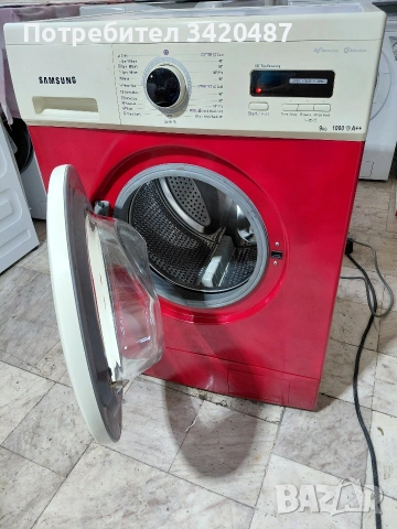 пералня SAMSUNG 9кг 1000об като нова. , снимка 4 - Перални - 55066536