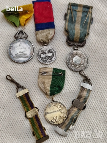 Колекция от сребърни медали !!!, снимка 7 - Антикварни и старинни предмети - 54305335