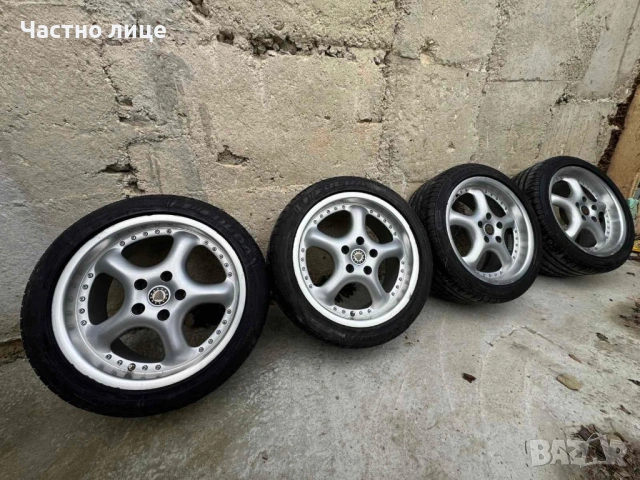 Джанти с гуми 17 5x112 8J ET35, снимка 8 - Гуми и джанти - 54149894