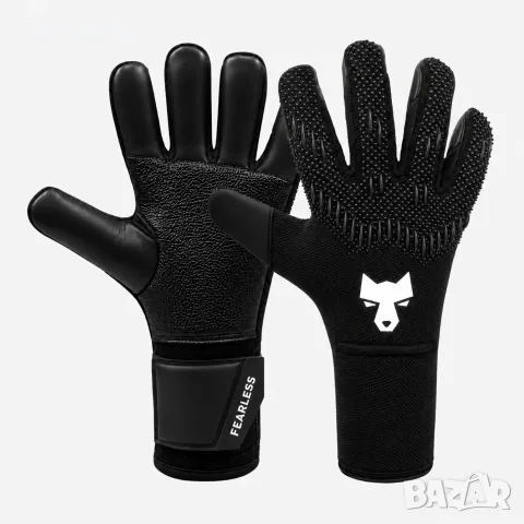 Вратарски ръкавици Fearless WOLF IRONPALM BLACK размер 6,7,8,9,10,11
