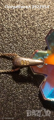 Swarovski Сваровски гердан снежинка, снимка 4 - Колиета, медальони, синджири - 53950484