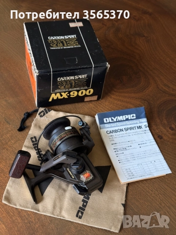 Неупотребявана колекционерска макара Olympic MX-900 Carbon Spirit, снимка 2 - Макари - 55511041