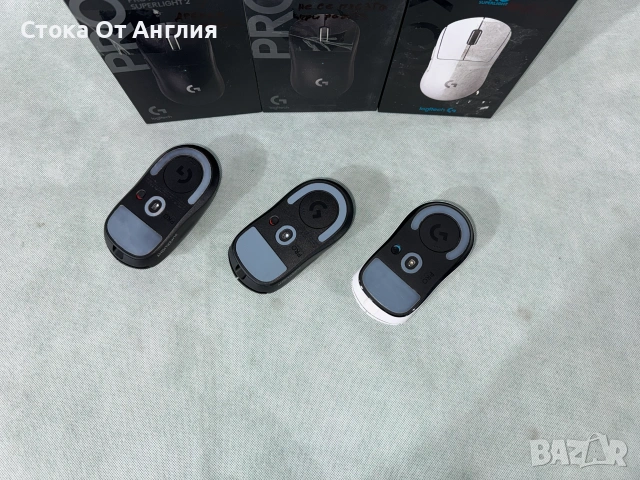 Мишка - Logitech PRO X Superlight 2 /PRO X Superlight Бяла /  ЛОТ / Развалени , снимка 3 - Клавиатури и мишки - 49976892