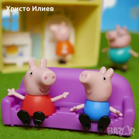 Къщата на Пепа Пиг с обзавеждане Колата на Пепа пиг Peppa pig фигури, снимка 6 - Фигурки - 55298334