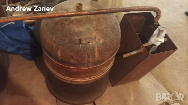 Меден казан за ракия 80л + лула + серпентина, снимка 4 - Други стоки за дома - 55142257
