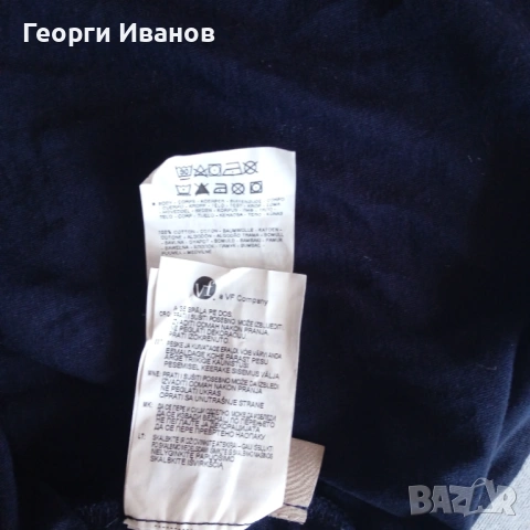 %SPRING SALE! КАТО НОВА NAPAPIJRI Size L Navy Blue Long Sleeve Top оригинална блуза фланела горница, снимка 6 - Блузи - 54463092