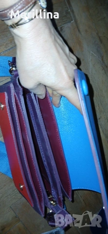 Пъстра малка дамска чантичка, снимка 3 - Чанти - 54310067