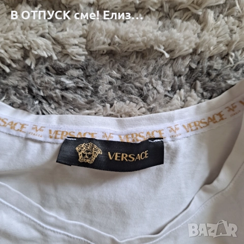 Дамска тениска Версаче Versace.лице.кристали., снимка 4 - Тениски - 54999802