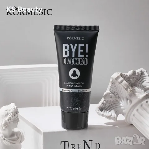 Kormesic Bye! Blackhead Bamboo Charcoal Nose Mask, снимка 2 - Козметика за лице - 55378456