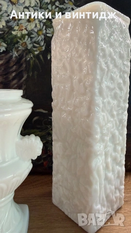 Млечно стъкло milk glass, снимка 6 - Други ценни предмети - 55085169