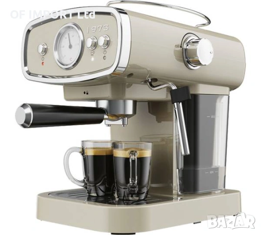 Еспресо Машина Хром Ретро SILVERCREST SEMC 1100 A1 1973, снимка 2 - Кафемашини - 54421642