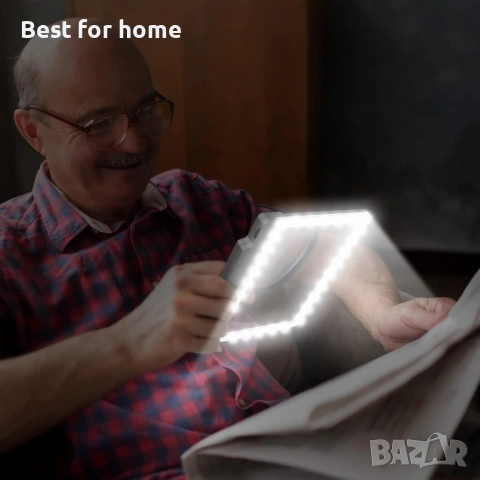 Лупа, 4-кратна лупа с 36 LED светлини, идеална за хора с увредено зрение и възрастни хора, снимка 6 - Други инструменти - 54378637