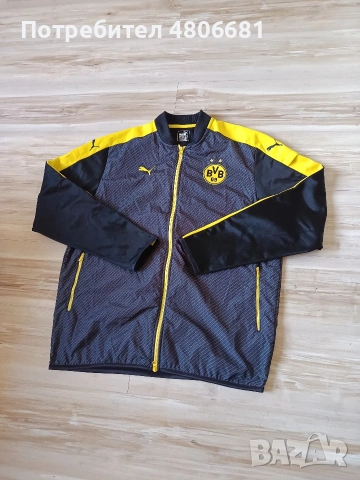 Оригинално мъжко яке Puma x Borussia 09 Dortmund / Season 16-17, снимка 2 - Якета - 54559462