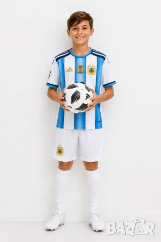 Детски футболен екип Lionel Messi/ Лео Меси  – Аржентина ! НОВО, снимка 3 - Футбол - 55331700