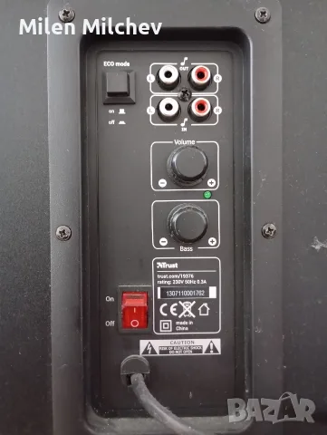 Продавам аудио колонки със буферче 40w, подходящ за тв, комп, и смартфони , снимка 2 - Тонколони - 55679006