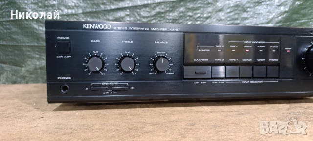 Kenwood KA-57       Цена-110 евро  , снимка 5 - Ресийвъри, усилватели, смесителни пултове - 54896091