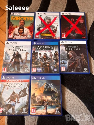 FarCry 6 , Assassins creed valhalla , Mirage , Black Flag , Syndicate , Origins
