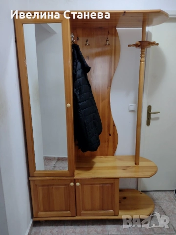 Портманто от чам с огледало 