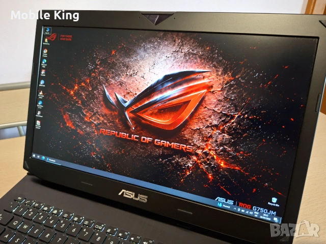 ГЕЙМЪРСКИ ЗВЯР ASUS ROG G750JM - КАТО НОВ | Intel i7 | 16GB RAM | 512GB SSD + 1TB HDD | Нова БАТЕРИЯ, снимка 6 - Лаптопи за игри - 54684263