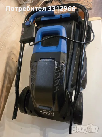 Акумулаторна косачка Scheppach BC-MP320-X с ширина на косене 32 см БЕЗ БАТЕРИЯ И ЗАРЯДНО , снимка 3 - Градинска техника - 55590885