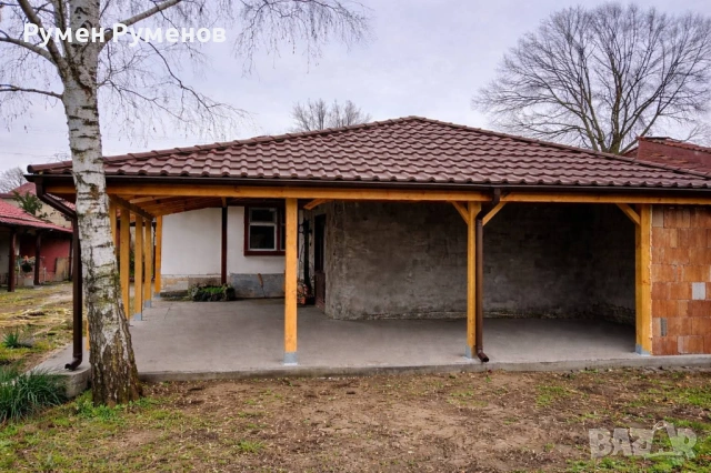 ТОП НАВЕСИ  дървени  навеси, метални навеси навеси navesi, снимка 5 - Ремонти на покриви - 54202593