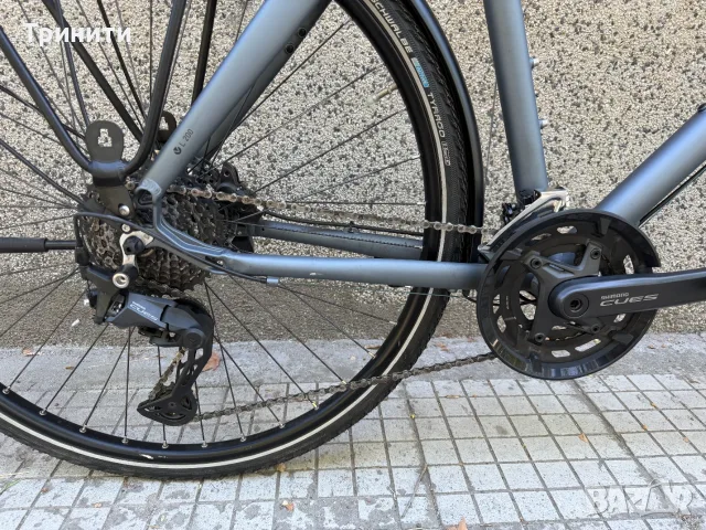Velo de Ville L200 sport/Shimano Cues 2x10/Динамо главина шимано, снимка 8 - Велосипеди - 55511667