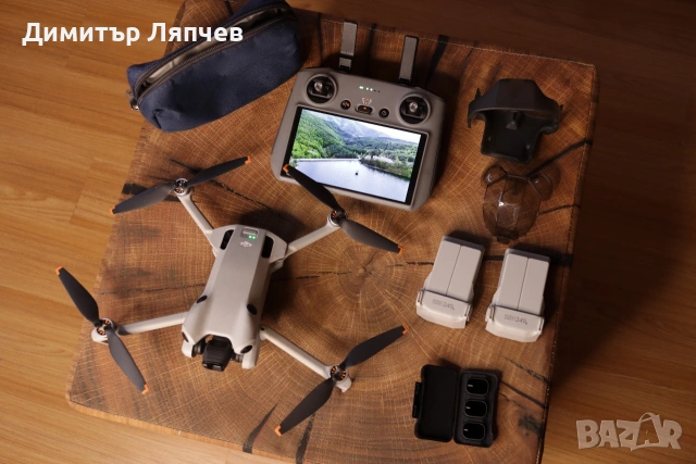 Пълен комплект DJI Mini 4 Pro с RC 2 контролер и 3 батерии