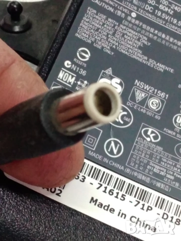 Зарядно за лаптоп DELL, 19V, 65W, снимка 4 - Лаптоп аксесоари - 54785819