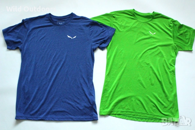 SALEWA - две мъжки тениски за туризъм, спорт, размер 50 (L)