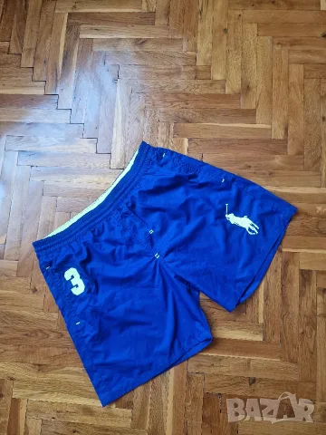 Страхотни мъжки къси шорти бански POLO JEANS размер L, снимка 2 - Бански - 55559453