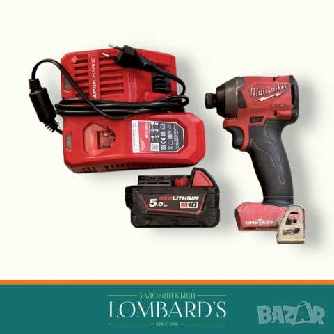 Акумулаторен ударен винтоверт MILWAUKEE M18 ONEID2, N: 3167394