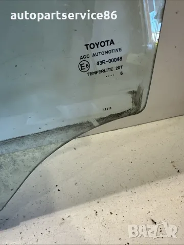 Неподвижно стъкло на задна лява врата за Toyota Avensis 1.6 D4D (2016) 43R-00048 OEM, снимка 2 - Части - 55571886