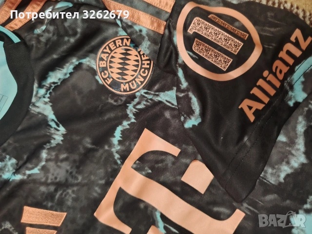 Adidas Bayern Munich 2025г оригинална тениска размер М , снимка 3 - Тениски - 55058322
