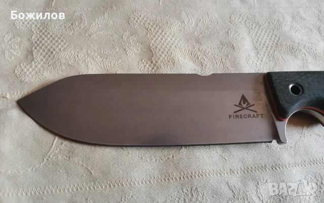 🔥 Легендарният White River Firecraft FC5 (CPM-S35VN / Green Micarta) – Чисто Нов!, снимка 8 - Ножове - 55588086