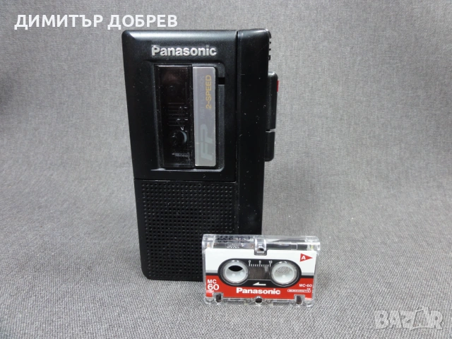СТАР РЕТРО КАСЕТЕН ДИКТОФОН MICROCASSETTE RECORDER PANASONIC RN-102 JAPAN