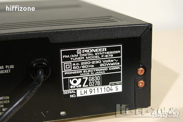 Тунер Pioneer f-676, снимка 7 - Ресийвъри, усилватели, смесителни пултове - 54941935