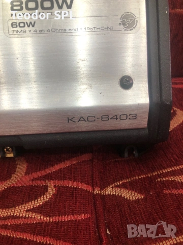 Авто усилвател Kenwood 4 канален , снимка 3 - Аксесоари и консумативи - 54484989