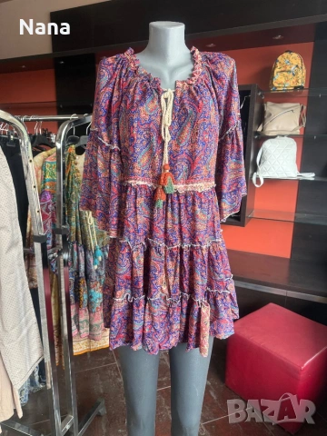 ВСИЧКО ПО 7€ ЗА БРОЙ ТУНИКИ, БЛУЗИ , ПАНТАЛОНИ, снимка 9 - Рокли - 54130574