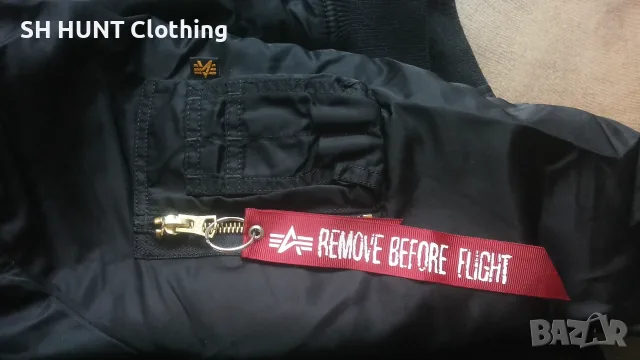 ALPHA INDUSTRIES MA-1 BOMBER Two Face Jacket Размер S мъжко двулицево яке - 25-69, снимка 10 - Якета - 55681275